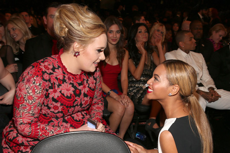 Adele and Beyonce